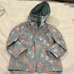 Brand new adorable fleece lined rain jacket